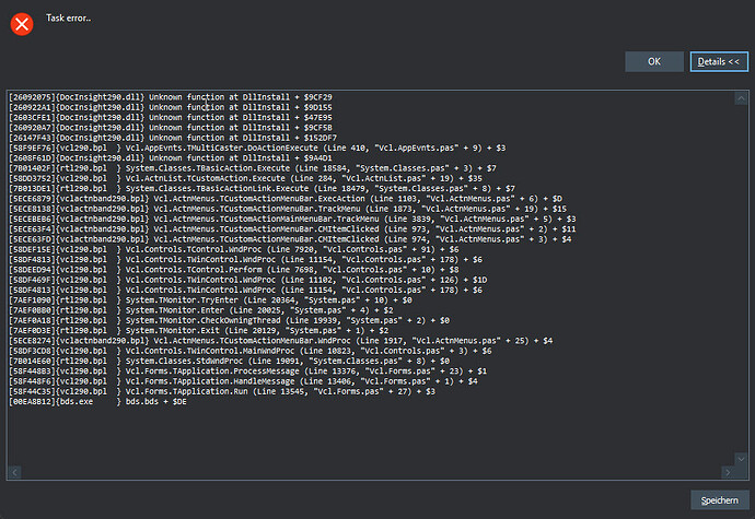Error About Dialog